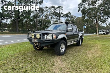 Black 2008 Nissan Navara Dual Cab Pick-up ST-R (4X4)