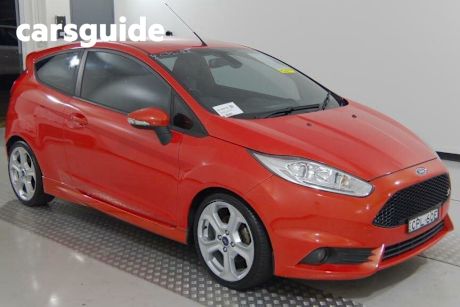 Orange 2013 Ford Fiesta Hatchback ST
