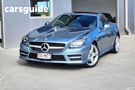 Silver 2012 Mercedes-Benz SLK350 Convertible BE