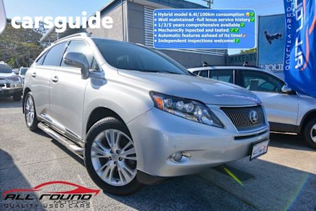 2010 Lexus RX450H Wagon Sports Luxury