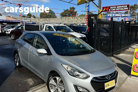 Grey 2012 Hyundai I30 Hatchback Premium 1.6 Crdi