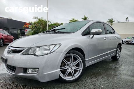 Silver 2007 Honda Civic Sedan Sport