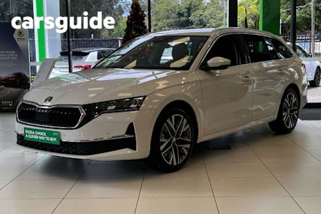 White 2024 Skoda Octavia Wagon Select 110TSI