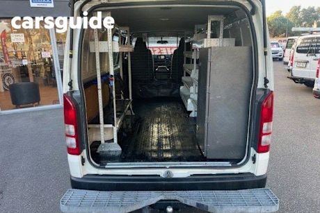 White 2018 Toyota Hiace Van LWB