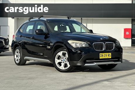 Black 2010 BMW X1 Wagon Sdrive 18I