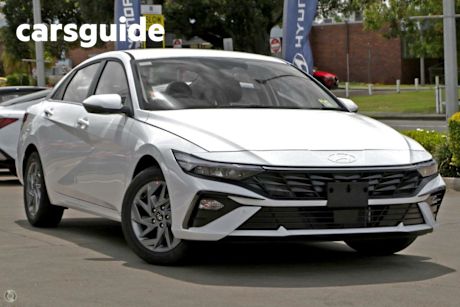 White 2025 Hyundai I30 Sedan Elite HEV 1.6P DCT