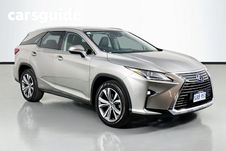 Silver 2018 Lexus RX450HL Wagon Luxury Hybrid