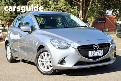 Silver 2015 Mazda 2 Hatchback Maxx