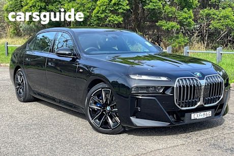 Black 2022 BMW 740I Sedan Mhev