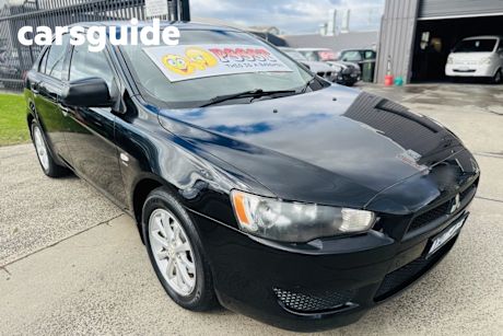 Black 2010 Mitsubishi Lancer Hatchback SX Sportback