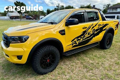 Yellow 2021 Ford Ranger Double Cab Pick Up XL 2.2 HI-Rider (4X2)