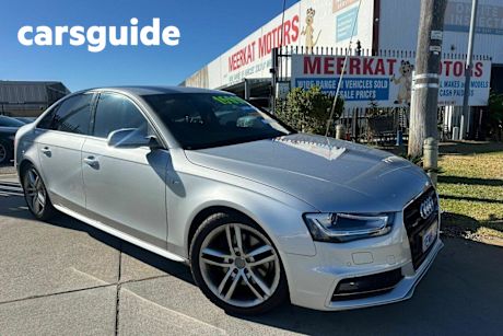 Silver 2014 Audi A4 Sedan 2.0 Tfsi S-Line Quattro