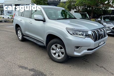 Silver 2018 Toyota Landcruiser Prado Wagon GXL (4X4)