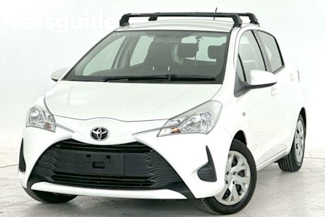 White 2019 Toyota Yaris Hatchback Ascent