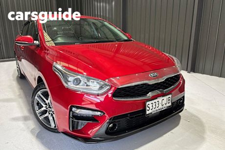 Red 2020 Kia Cerato Sedan Sport+ Safety Pack