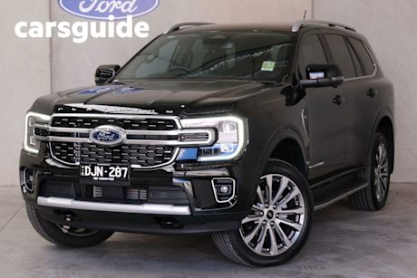 Black 2024 Ford Everest Wagon Platinum (4WD)