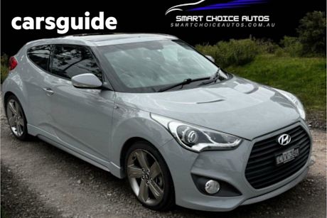 Grey 2013 Hyundai Veloster Coupe SR Turbo