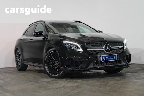 Black 2018 Mercedes-Benz GLA45 Wagon 4Matic