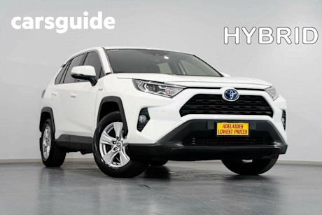 White 2021 Toyota RAV4 Wagon GX (awd) Hybrid