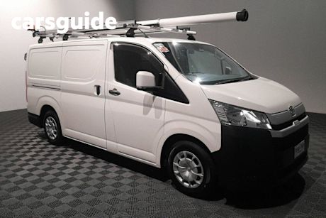 White 2019 Toyota Hiace Van LWB Exterior Pack