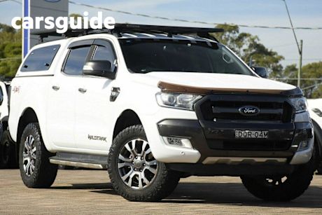White 2017 Ford Ranger Dual Cab Pick-up Wildtrak 3.2 (4X4)