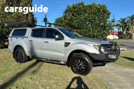 Silver 2012 Ford Ranger Dual Cab Utility XL 3.2 (4X4)