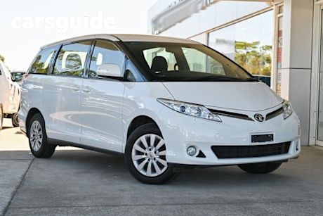 White 2017 Toyota Tarago Wagon GLI