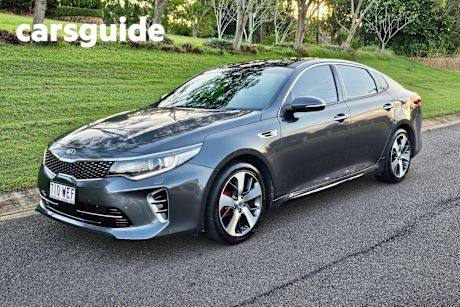 Grey 2016 Kia Optima Sedan GT