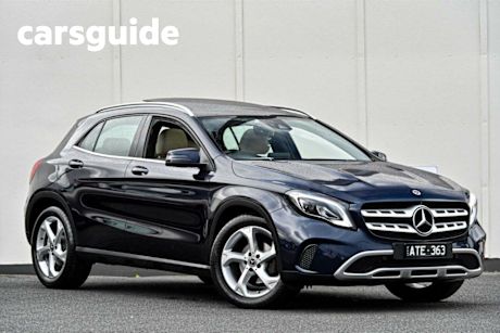 Blue 2018 Mercedes-Benz GLA220 Wagon D