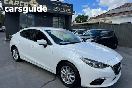 White 2014 Mazda 3 Sedan Touring