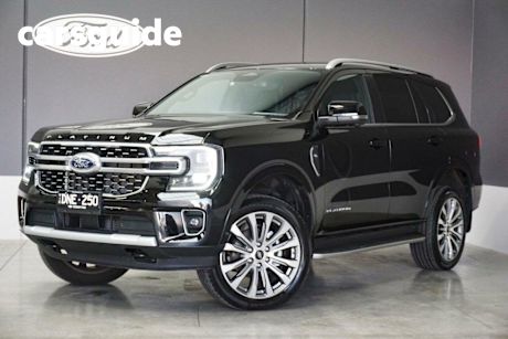 Black 2024 Ford Everest Wagon Platinum (4WD)