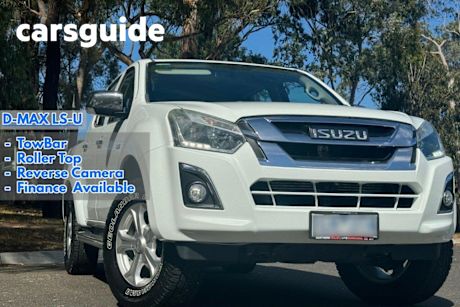 White 2017 Isuzu D-MAX Crew Cab Utility LS-U HI-Ride (4X2)