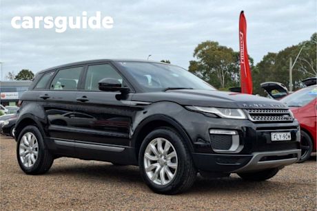 Black 2016 Land Rover Range Rover Evoque Wagon TD4 150 SE