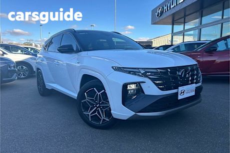 White 2022 Hyundai Tucson Wagon Highlander N Line (fwd)