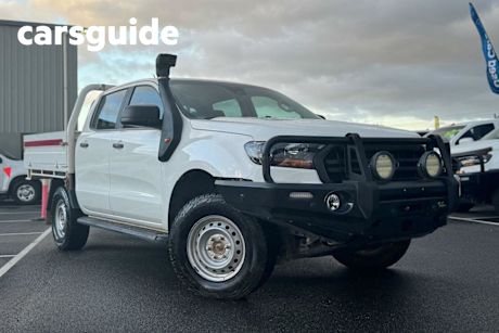 White 2019 Ford Ranger Double Cab Chassis XL 3.2 (4X4)