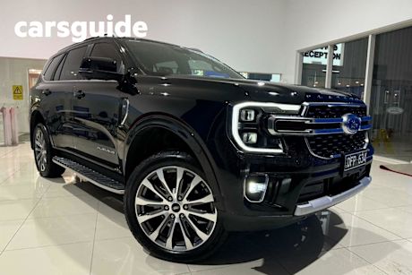 Black 2024 Ford Everest Wagon Platinum (4WD)