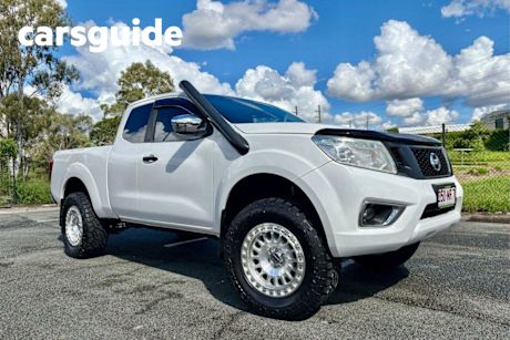 White 2016 Nissan Navara King Cab Utility ST (4X4)