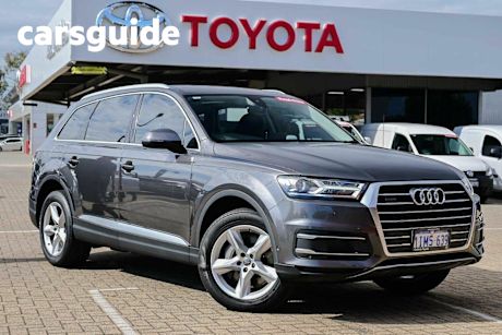 Grey 2018 Audi Q7 Wagon 3.0 TDI Quattro (160KW)