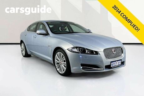 Silver 2014 Jaguar XF Sedan 3.0D S
