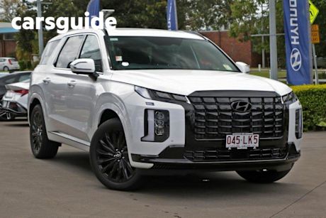 White 2024 Hyundai Palisade Wagon Calligraphy Black INK (8 Seat)