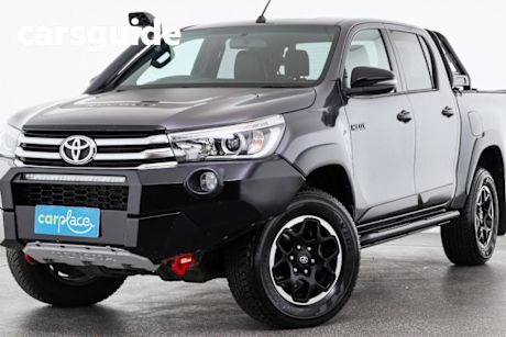 Grey 2018 Toyota Hilux Dual Cab Utility Rugged X (4X4)