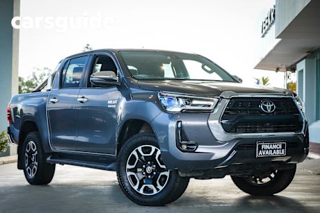 Grey 2022 Toyota Hilux Double Cab Pick Up SR5 + Premium Interior (4X4)