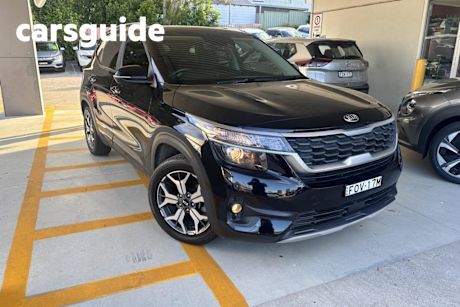 Black 2020 Kia Seltos Wagon Sport+ (fwd)