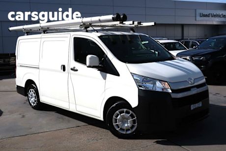 White 2019 Toyota Hiace Commercial