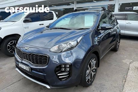 Blue 2018 Kia Sportage Wagon GT-Line (awd)