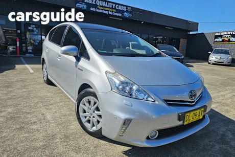 Silver 2014 Toyota Prius V Wagon I-Tech