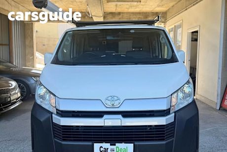 White 2020 Toyota Hiace Van LWB