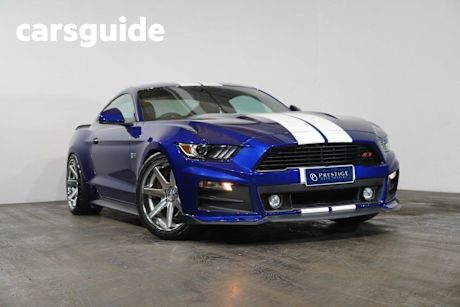 Blue 2016 Ford Mustang Coupe Fastback GT 5.0 V8