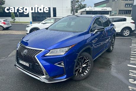 Blue 2018 Lexus RX350 Wagon F-Sport