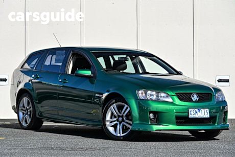Green 2010 Holden Commodore Sportswagon SV6